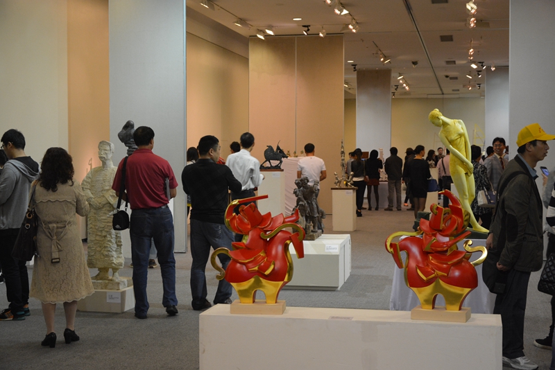 全国景观雕塑邀请展在省博物馆开展