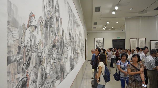 乔德龙中国画作品展在省博物馆开幕
