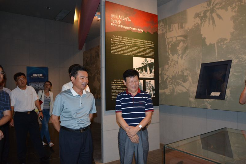 三沙市委书记肖杰一行到省博物馆参观调研