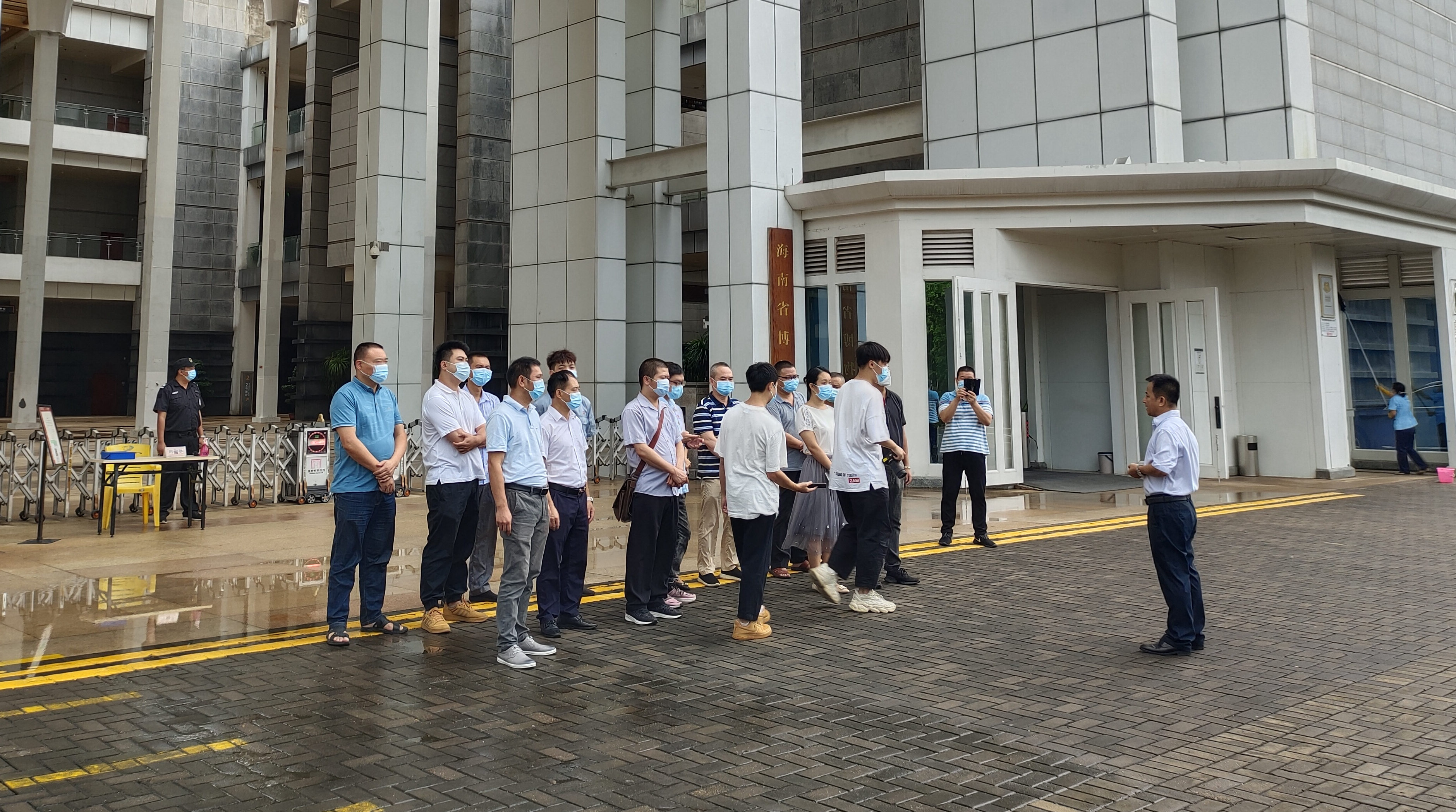海南省博物馆开展疫情后恢复开馆及国庆节前安全生产大检查